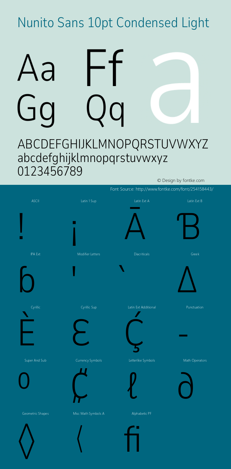 Nunito Sans 10pt Condensed Light Version 3.101;gftools[0.9.27]图片样张