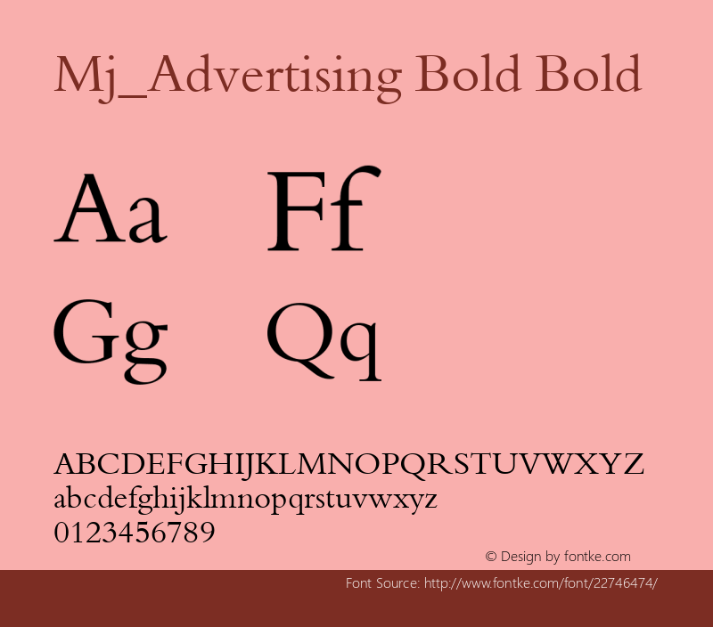 Mj_Advertising Bold Version 2.00图片样张