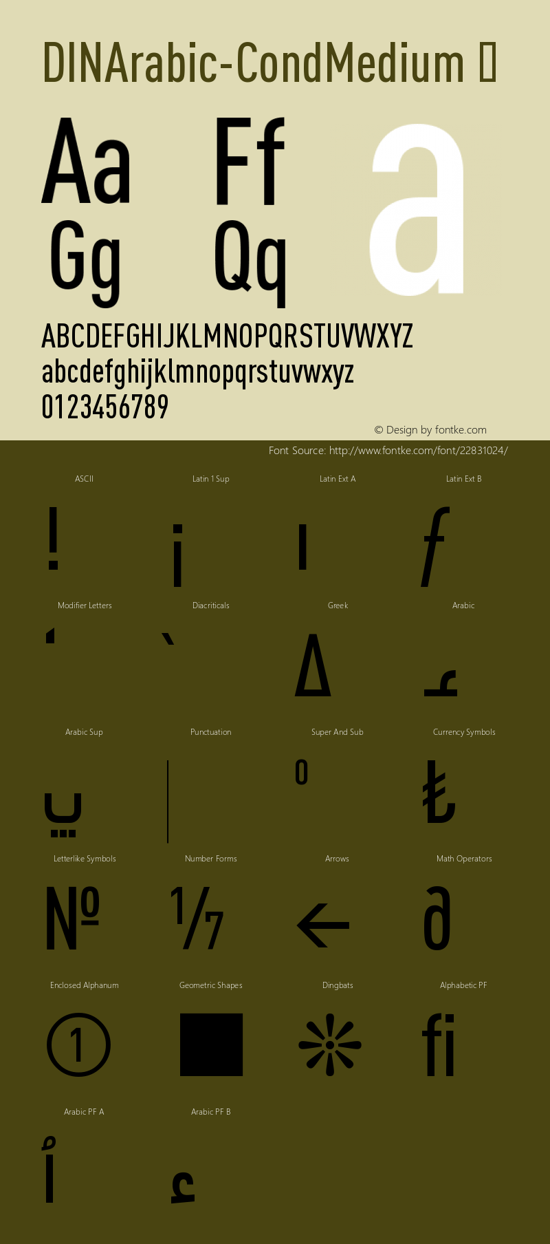 ☞DINArabic-CondMedium Version 7.504; 2015; Build 1033;com.myfonts.easy.fontfont.ff-din-arabic.cond-medium.wfkit2.version.4B3j图片样张