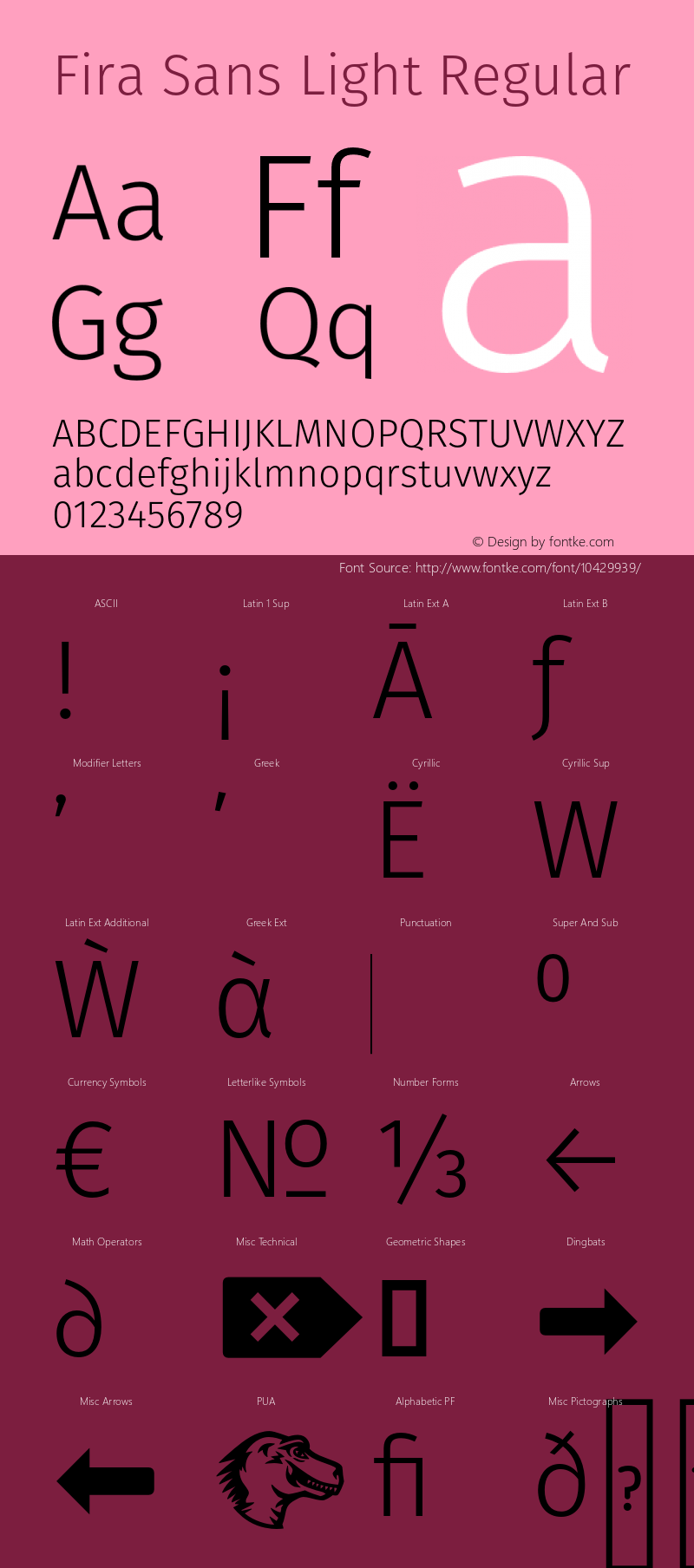 Fira Sans Light Regular Version 3.106;PS 003.106;hotconv 1.0.70;makeotf.lib2.5.58329图片样张