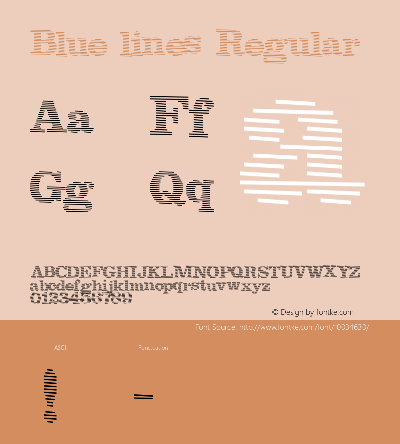 Blue lines Regular www.pizzadude.cjb.net图片样张