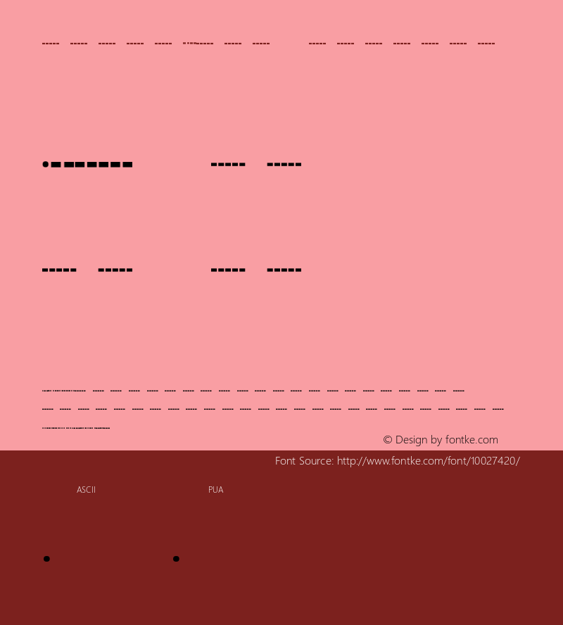 MorseCode Regular Unknown图片样张