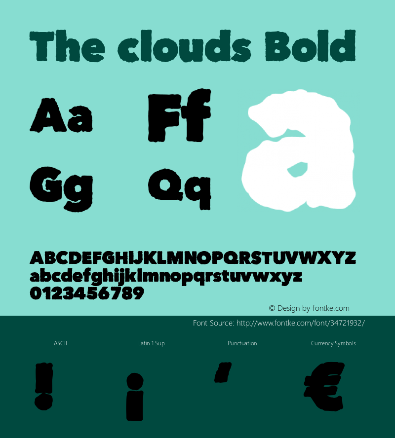 The clouds Bold Version 001.000图片样张