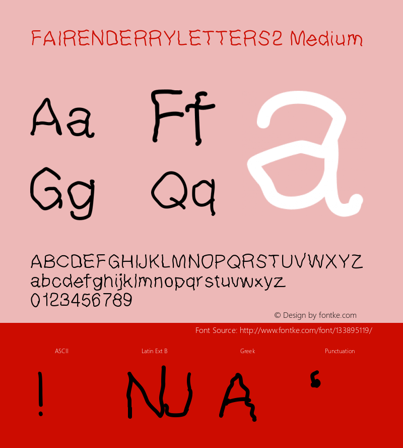 FAIRENDERRYLETTERS2 Version 001.000图片样张