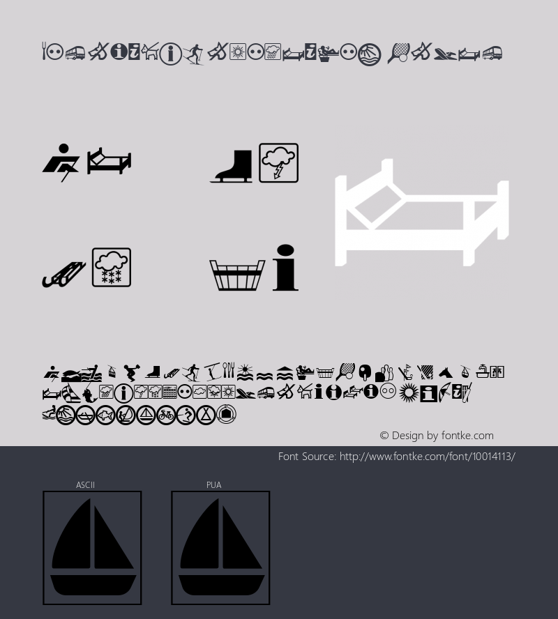 LinotypeHolidayPi1 Roman Version 1.00图片样张