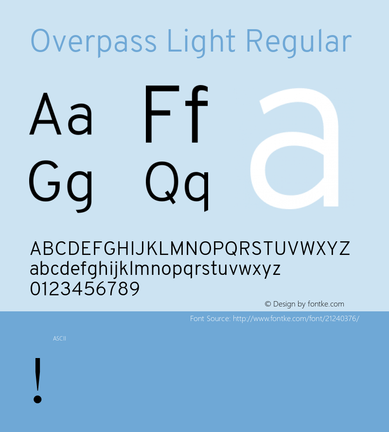 OverpassLight Version 1.0图片样张