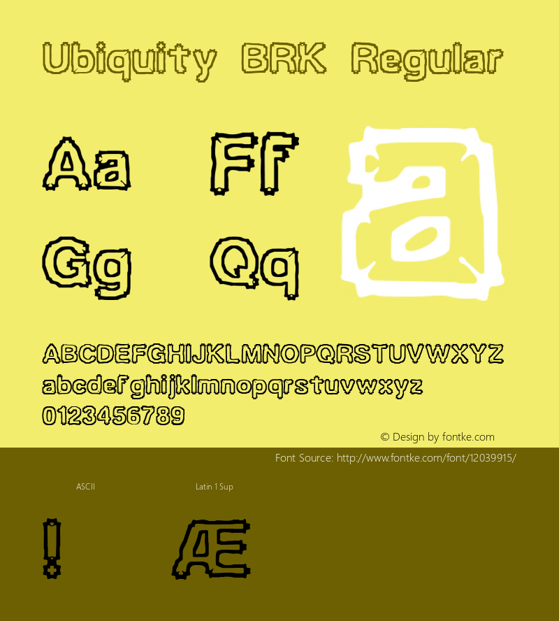 Ubiquity BRK Regular Version 3.22图片样张