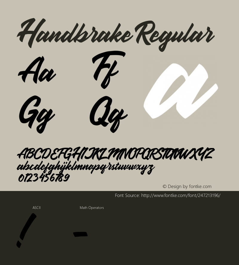 Handbrake Regular Version 1.000图片样张