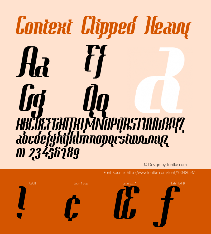 Context Clipped Heavy Version 0.0; 1999; initial release图片样张