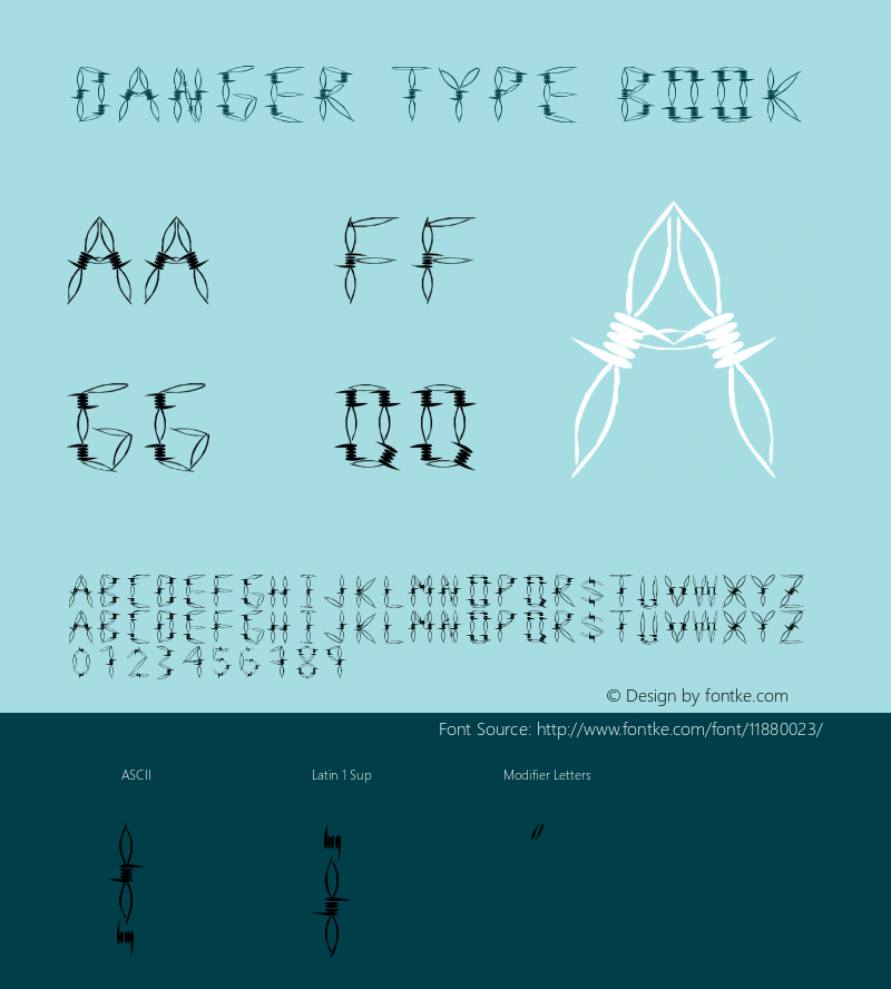 Danger Type Book Version 1.0图片样张