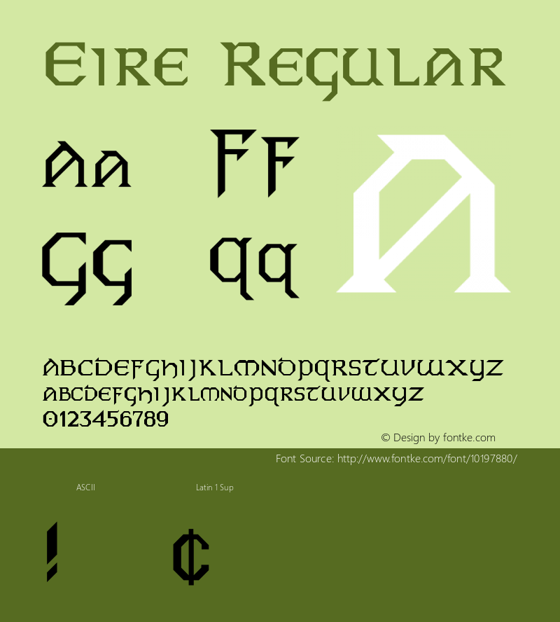 Eire Regular 001.001图片样张