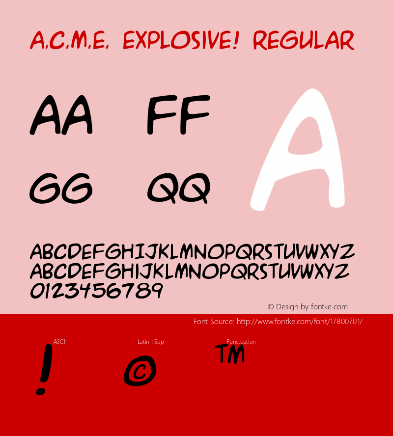 A.C.M.E. Explosive! Regular Version 1.0图片样张