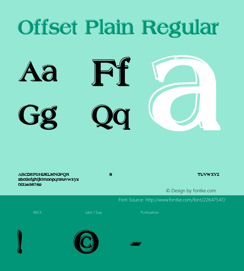 Offset Plain 1.1图片样张