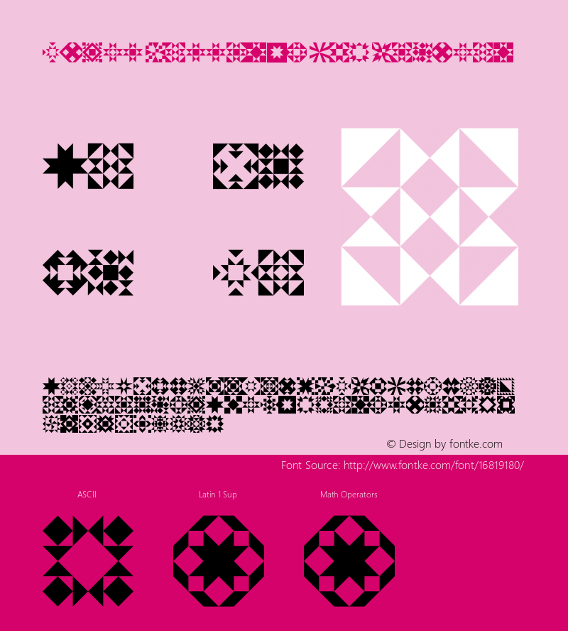 Quilt Patterns Two Regular Version 4.70图片样张