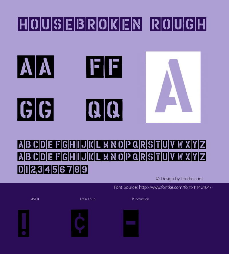 Housebroken Rough Version 001.000图片样张