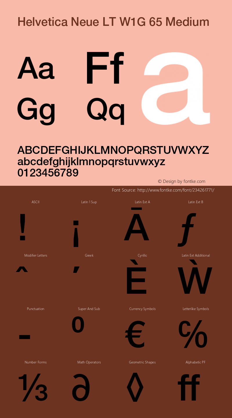 HelveticaNeueLTW1G-Md Version 3.010图片样张
