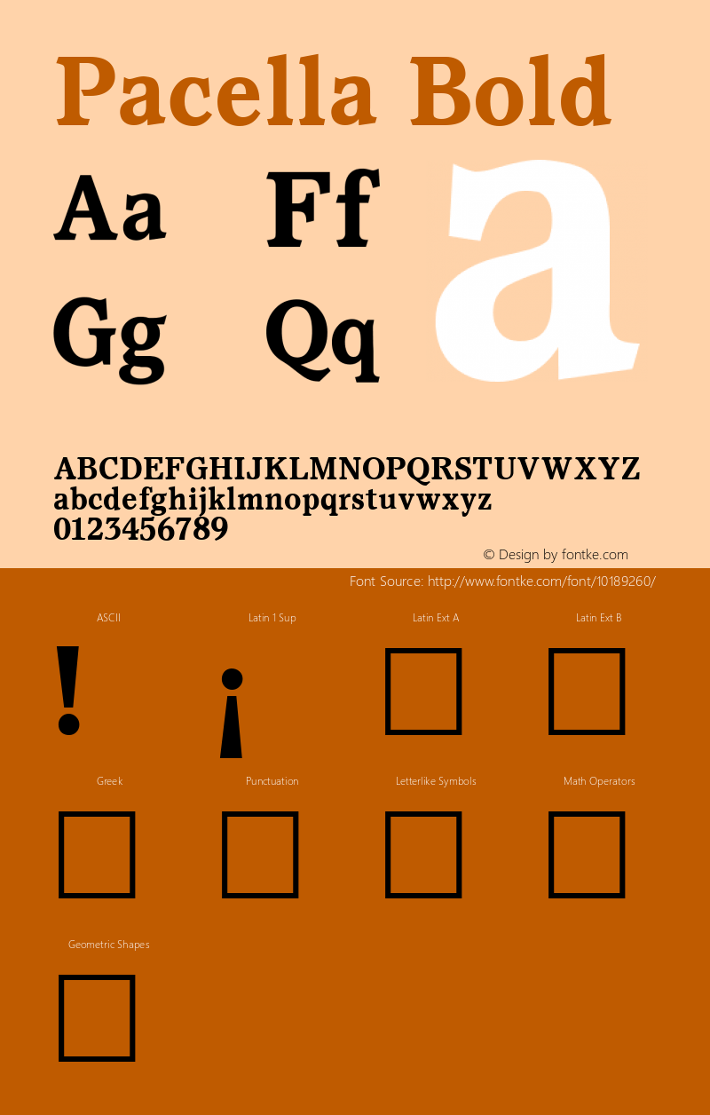 Pacella Bold Altsys Fontographer 3.5  11/18/92图片样张