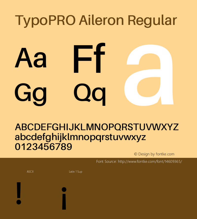 TypoPRO Aileron Regular Version 1.000;PS 001.000;hotconv 1.0.70;makeotf.lib2.5.58329图片样张