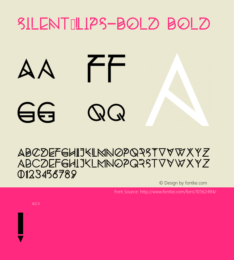 Silent_Lips-Bold Bold Version 001.000图片样张