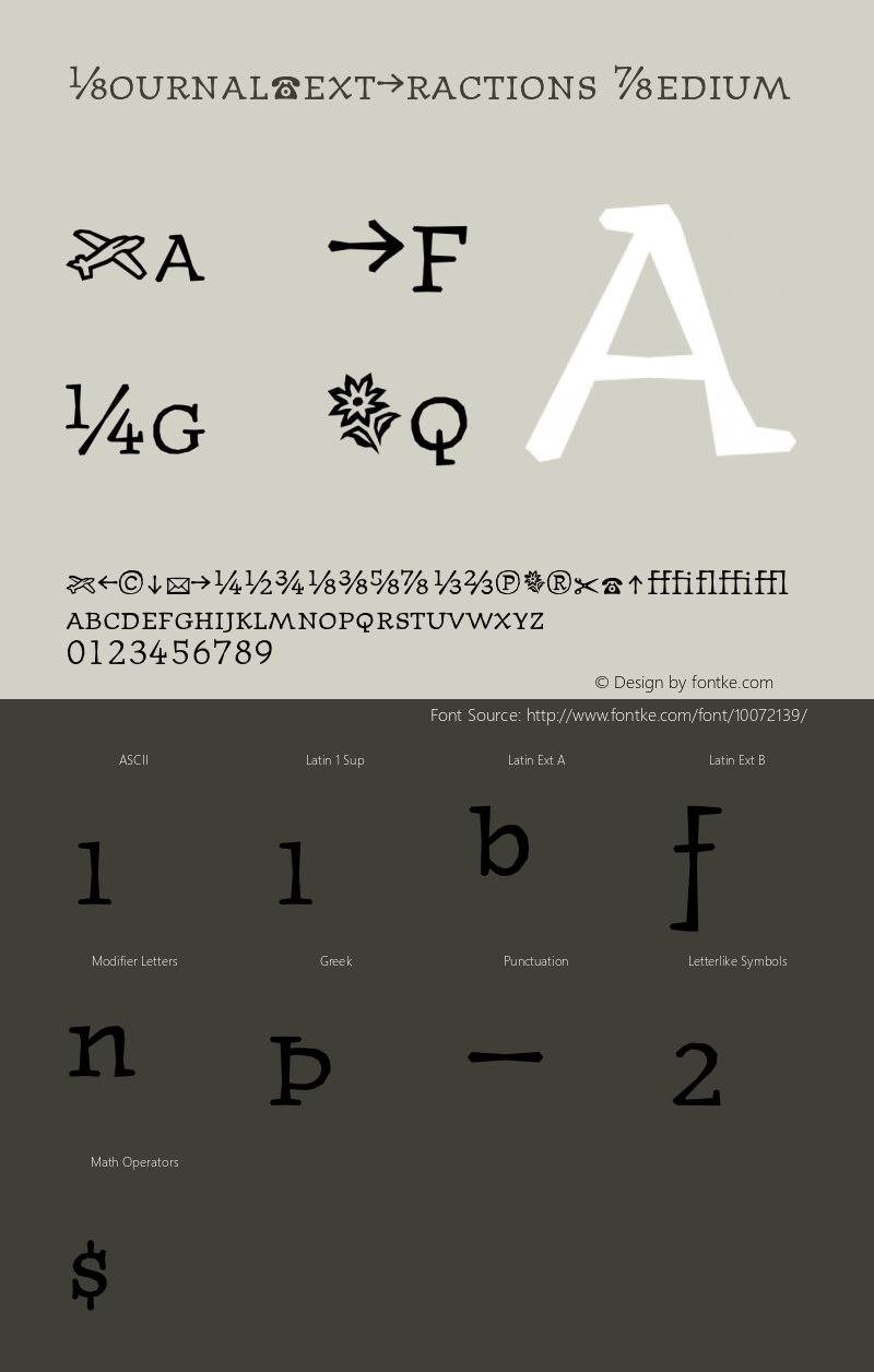 JournalTextFractions Medium 001.000图片样张