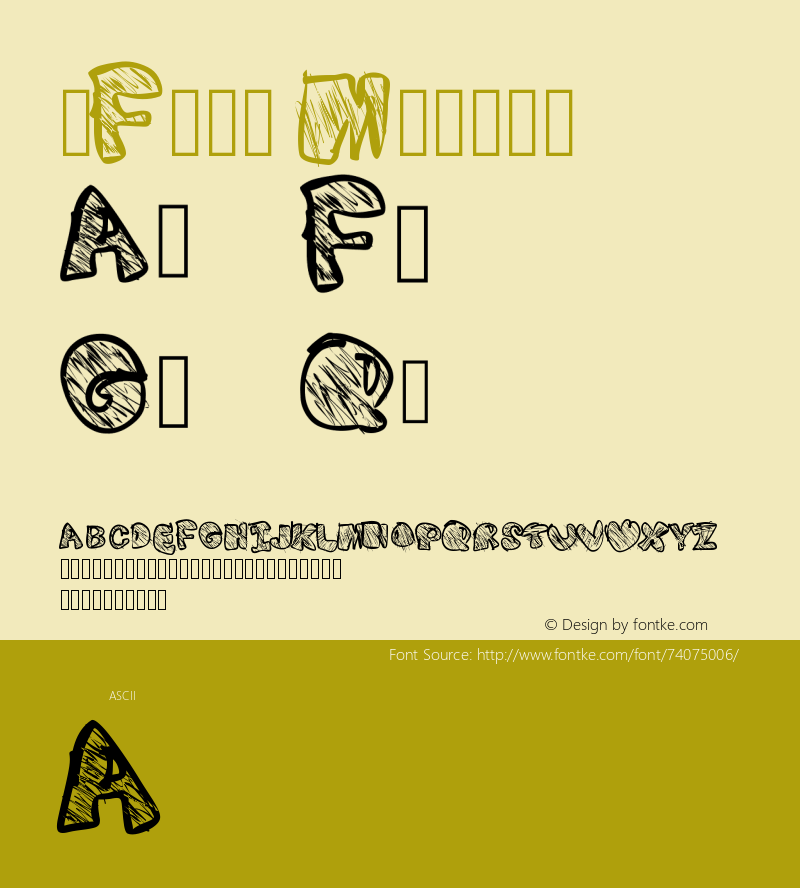 iFont Version 001.000图片样张