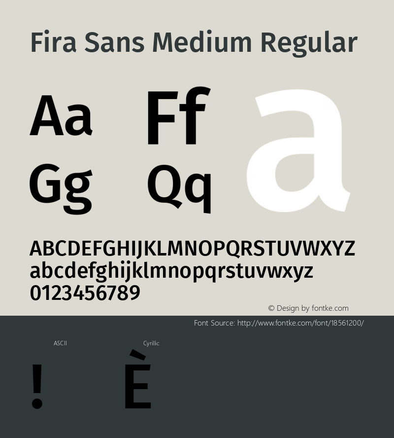 Fira Sans Medium Regular Version 4.203;PS 004.203;hotconv 1.0.88;makeotf.lib2.5.64775; ttfautohint (v1.4.1)图片样张