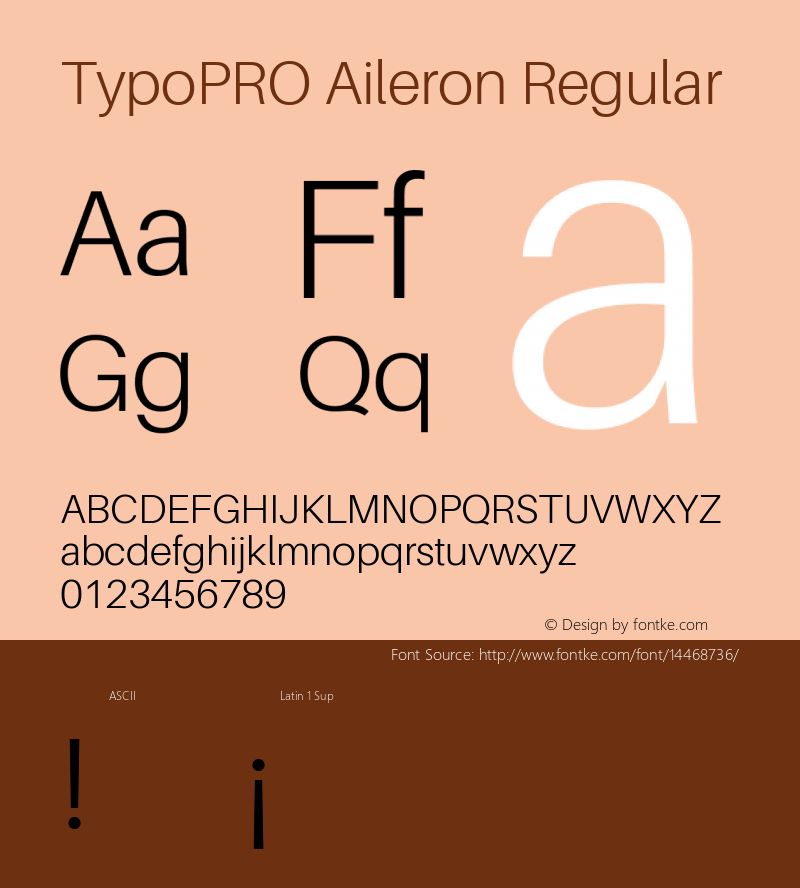 TypoPRO Aileron Regular Version 1.000;PS 001.000;hotconv 1.0.70;makeotf.lib2.5.58329图片样张