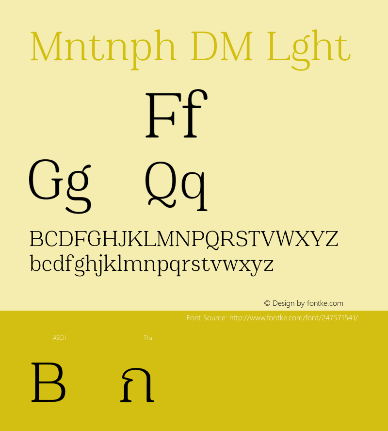 Montnapha DEMO Light Version 1.000;Glyphs 3.1.2 (3151)图片样张