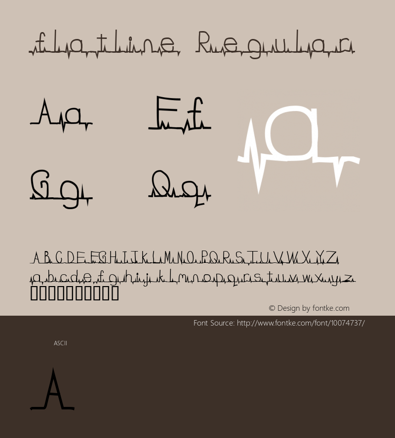 flatline Regular flatline图片样张