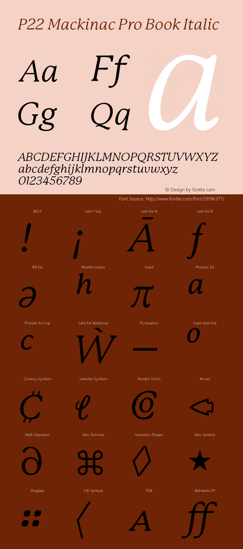 P22MackinacPro-BookItalic 1.000图片样张