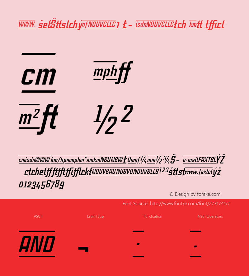 CaseStudyNo1 LT Bold Italic Alternate Version 2.01;2005图片样张