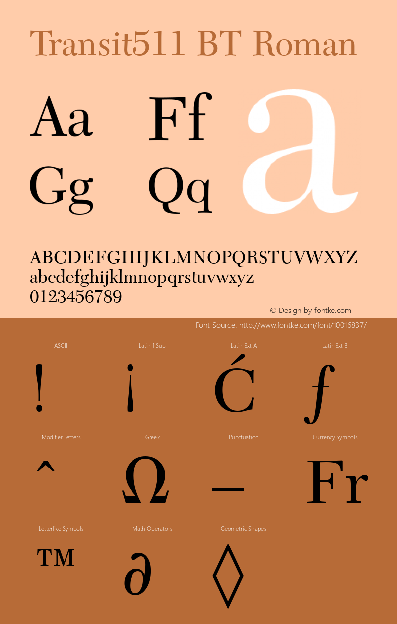 Transit511 BT Roman mfgpctt-v4.4 Dec 14 1998图片样张