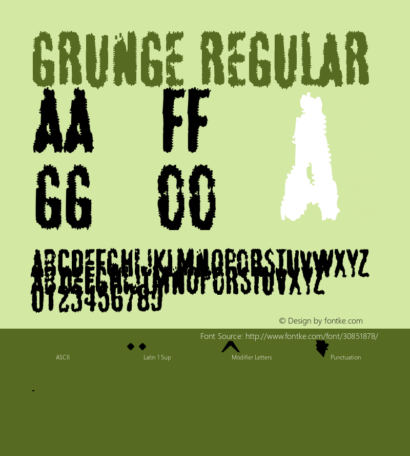 Grunge Version 1.00 June 3, 2019, initial release图片样张