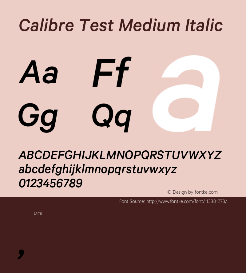 Calibre-MediumItalicTest Version 1.005;PS 001.001;hotconv 16.6.54;makeotf.lib2.5.65590;0图片样张