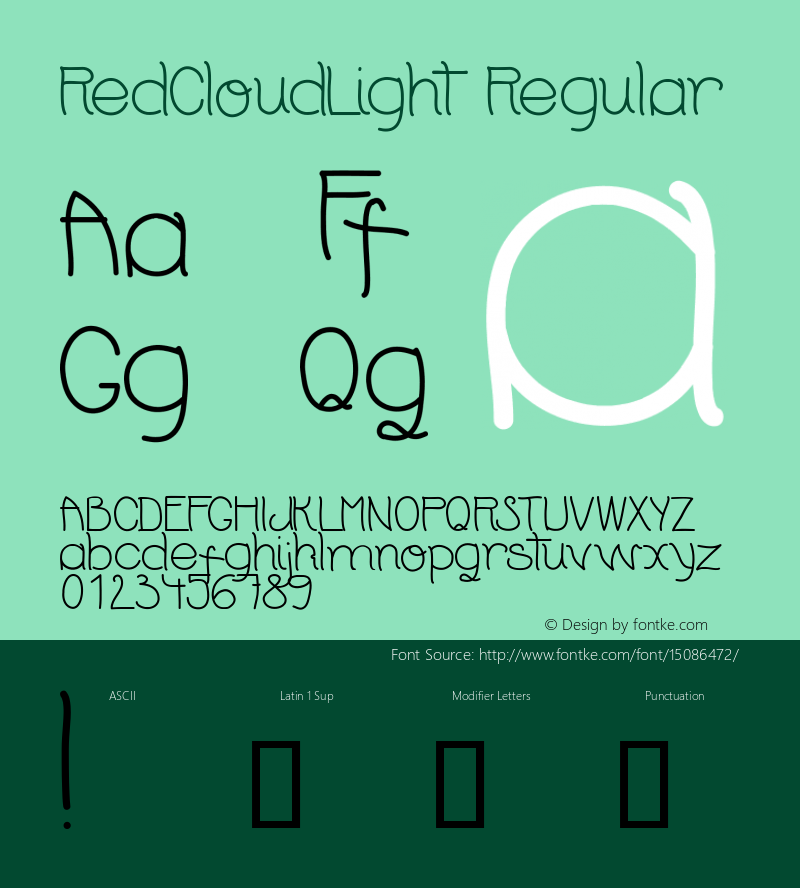 RedCloudLight Regular Version 1.00 2014图片样张