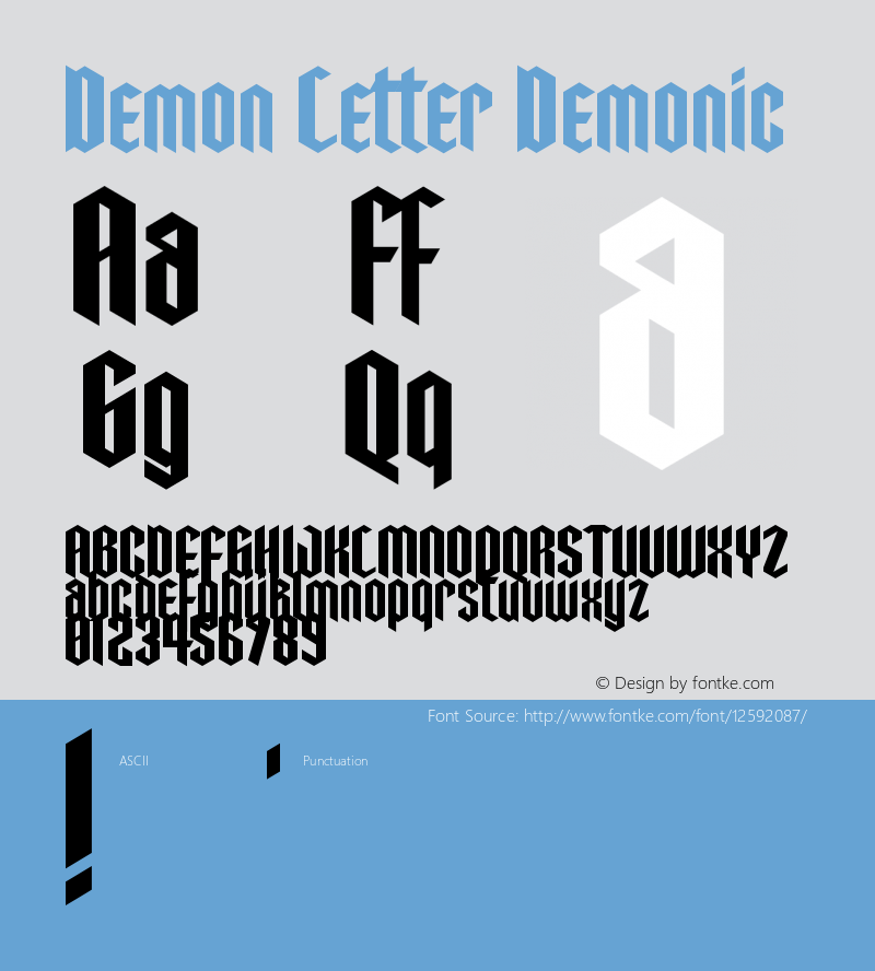 Demon Letter Demonic Version 1.0图片样张