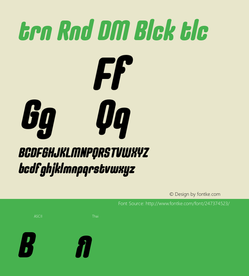 Uturna Round DEMO Black Italic Version 1.000;Glyphs 3.1.2 (3151)图片样张