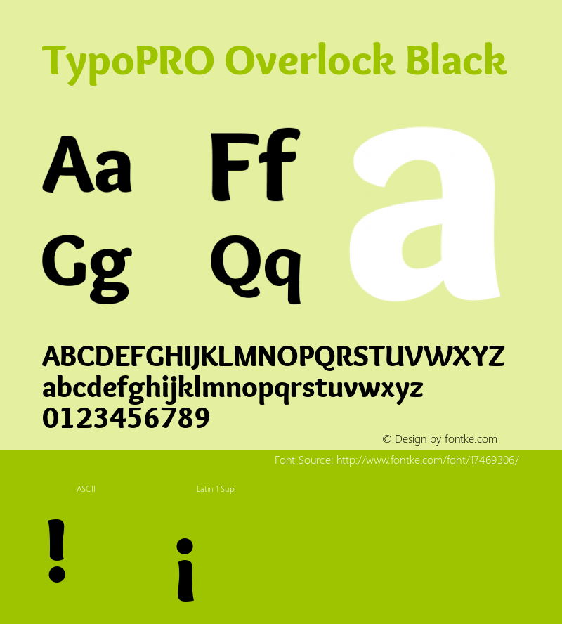 TypoPRO Overlock Black Version 1.001图片样张