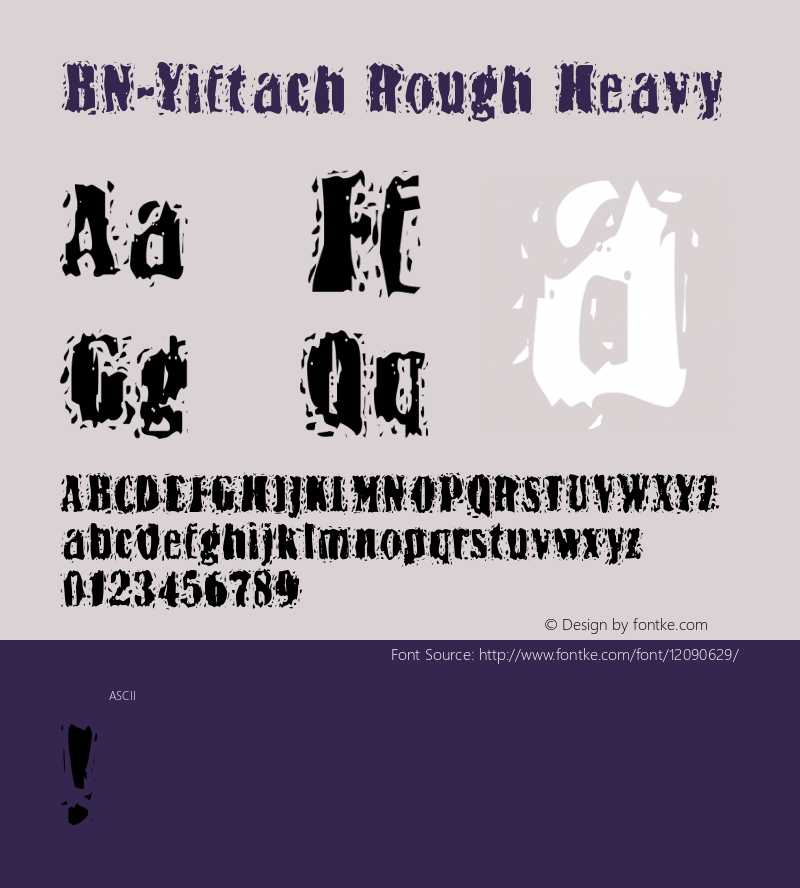 BN-Yiftach Rough Heavy 1999; 2.1图片样张
