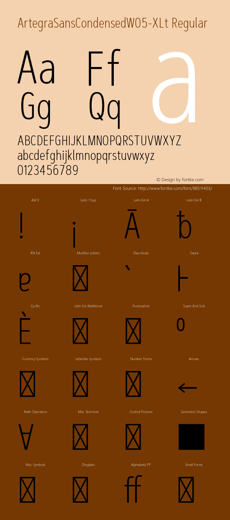 Artegra Sans Condensed W05 XLt Version 1.004图片样张