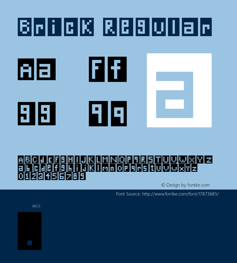 Brick Regular Version 1.0图片样张