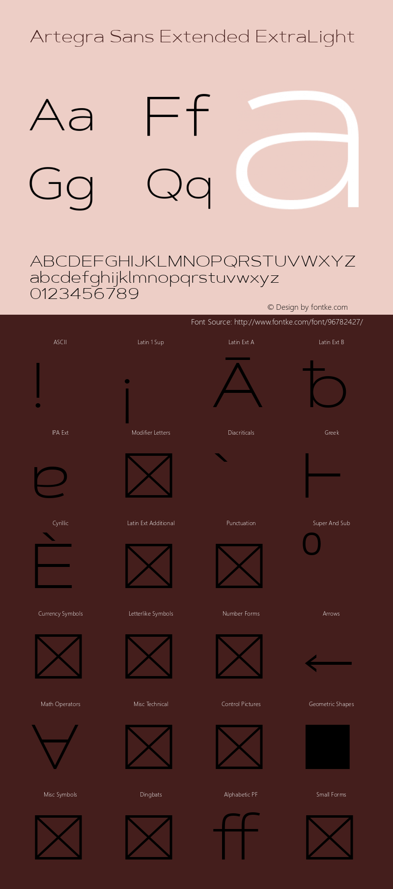 Artegra Sans Extended ExtraLight 1.006图片样张