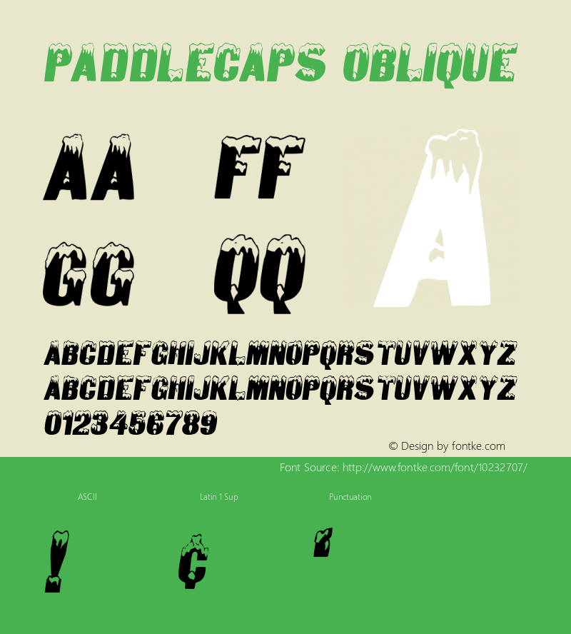 PaddleCaps Oblique 1.0 Tue Sep 20 10:07:51 1994图片样张