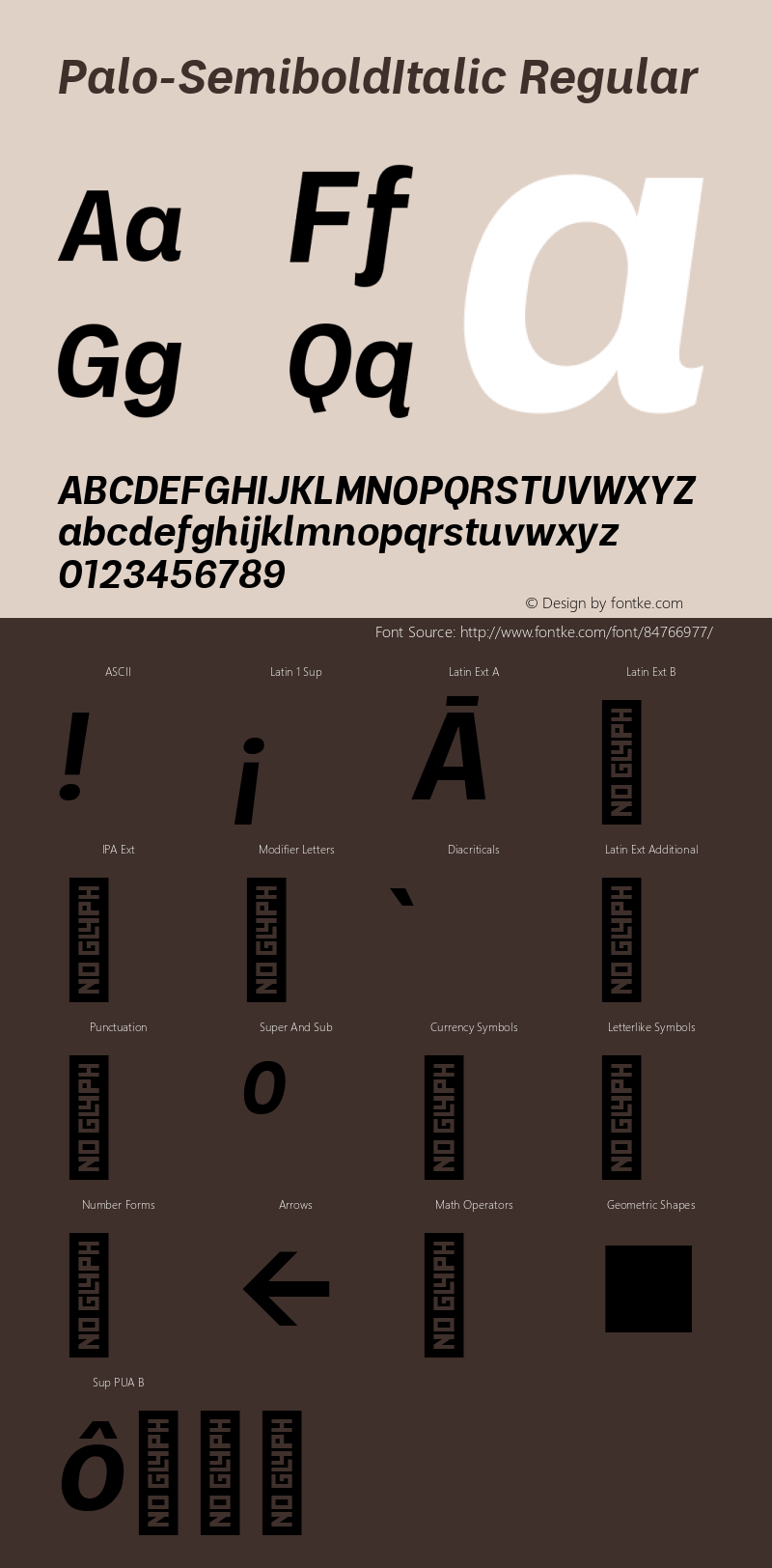 Palo Semibold Italic Version 1.000;hotconv 1.0.109;makeotfexe 2.5.65596;com.myfonts.easy.typeunion.palo.semibold-italic.wfkit2.version.5z2P图片样张