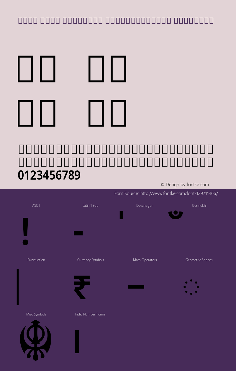 Noto Sans Gurmukhi SemiCondensed SemiBold Version 2.001; ttfautohint (v1.8.3) -l 8 -r 50 -G 200 -x 14 -D guru -f none -a qsq -X 