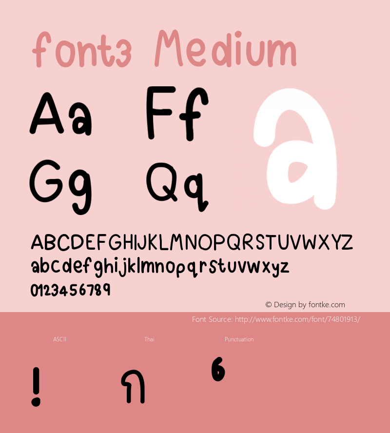 font3 Version 001.000图片样张