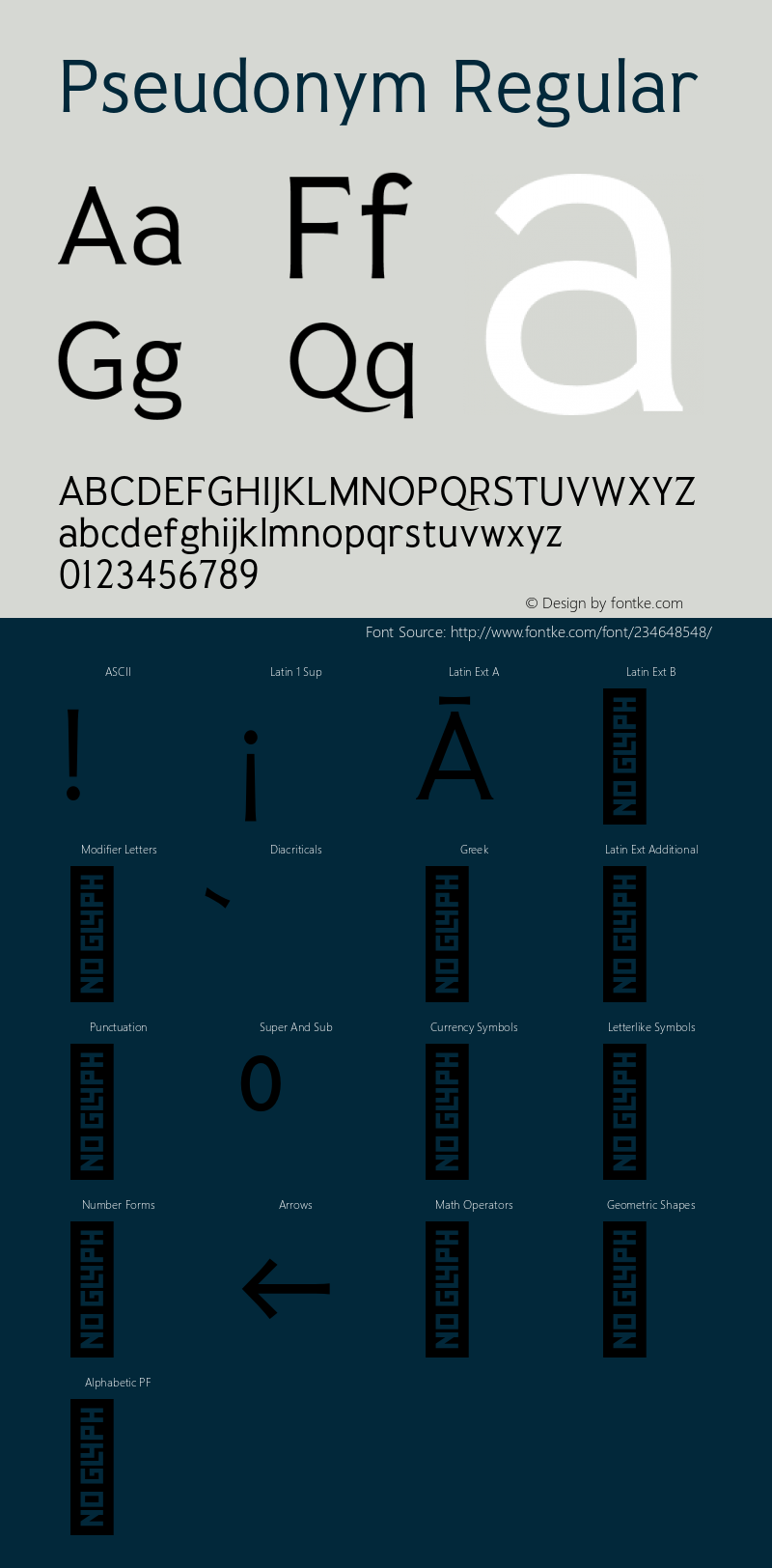 Pseudonym-Regular Version 1.000;PS 001.000;hotconv 1.0.88;makeotf.lib2.5.64775图片样张