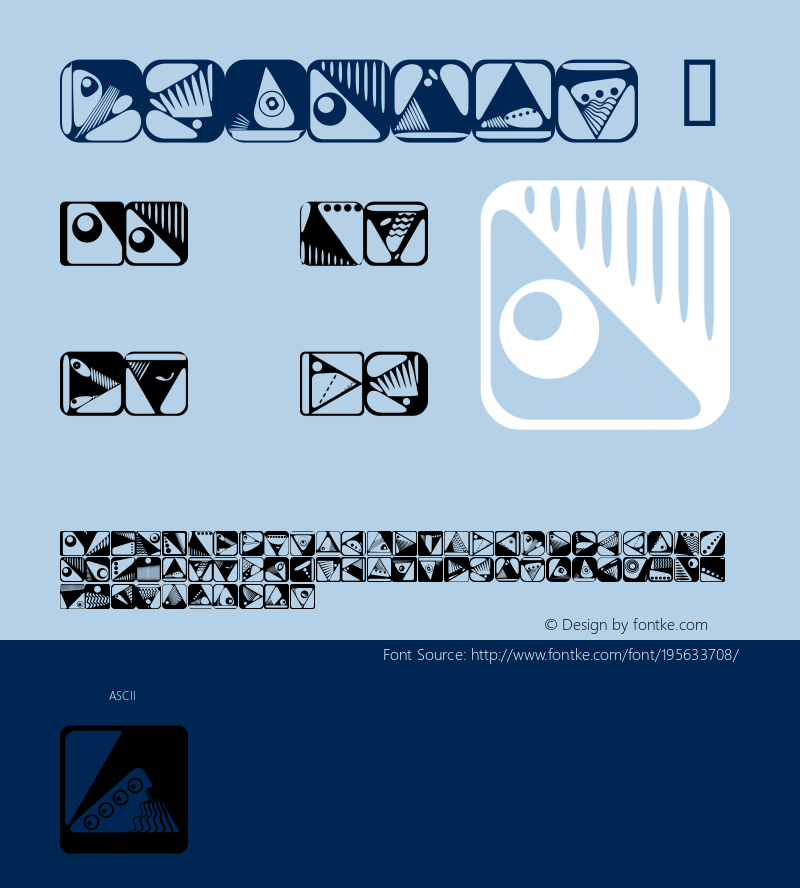 ☞Squares Macromedia Fontographer 4.1.3 11/24/98;com.myfonts.dingbatcave.anns-decoglyphs.squares.wfkit2.kw5图片样张