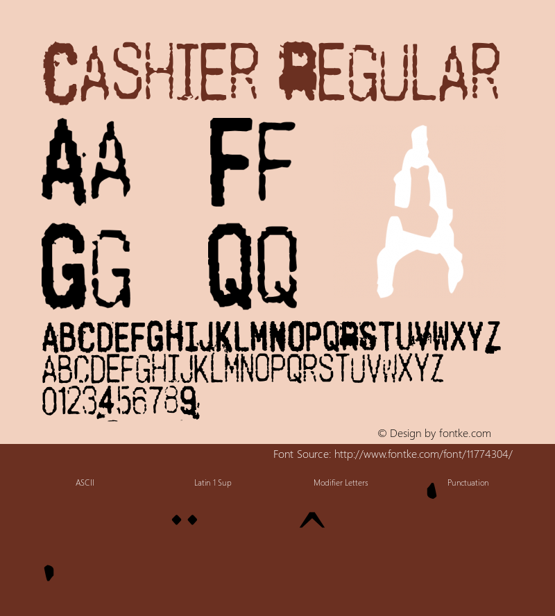 Cashier Regular Version 1.00 March 7, 2011, initial release图片样张