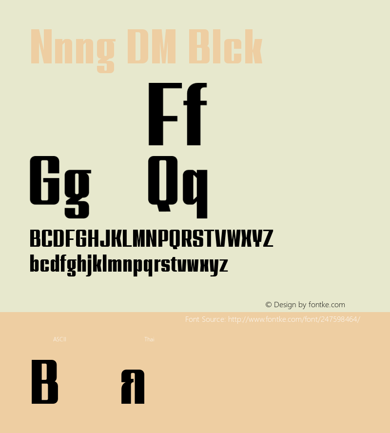 Nanueng DEMO Black Version 1.000;Glyphs 3.1.2 (3151)图片样张